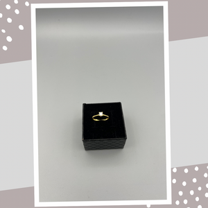 18K Ring with Zirconia